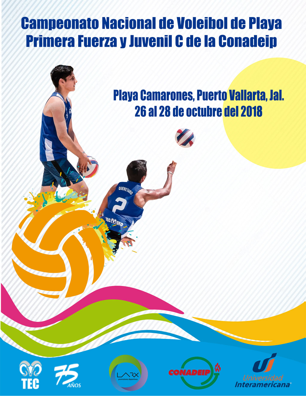 Poster del Nacional de Voleibol de Playa