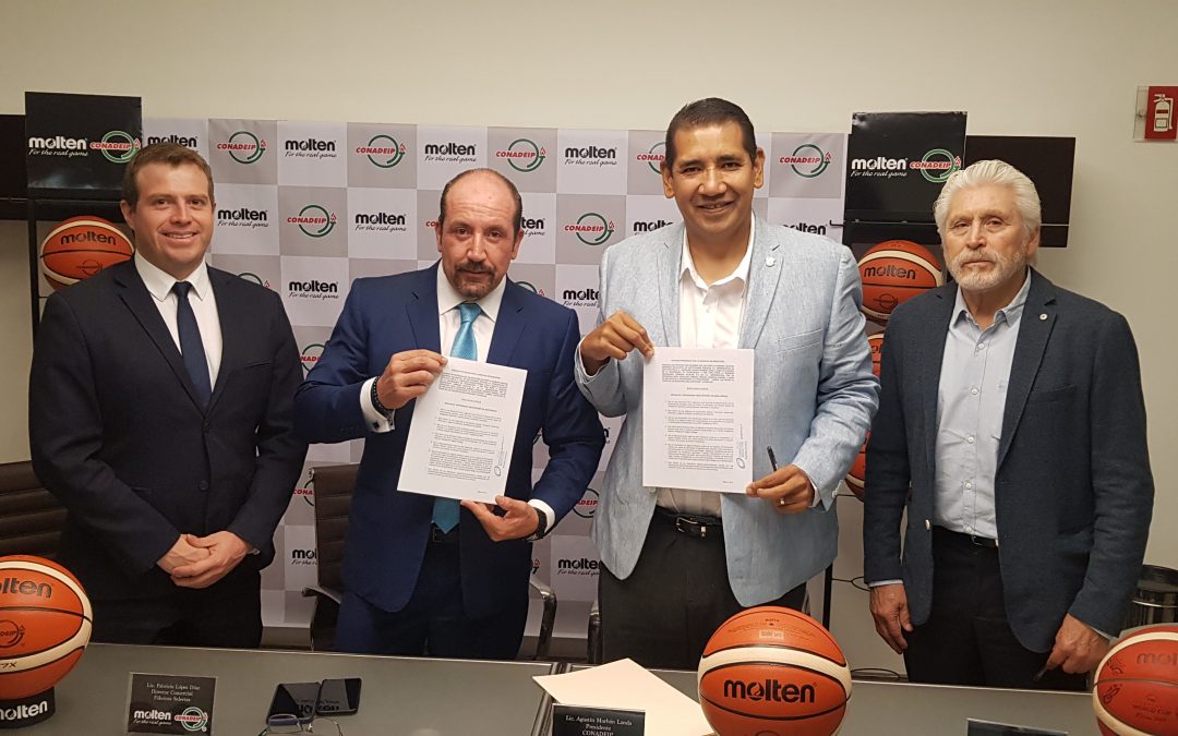 Molten es el balón oficial del basquetbol en CONADEIP