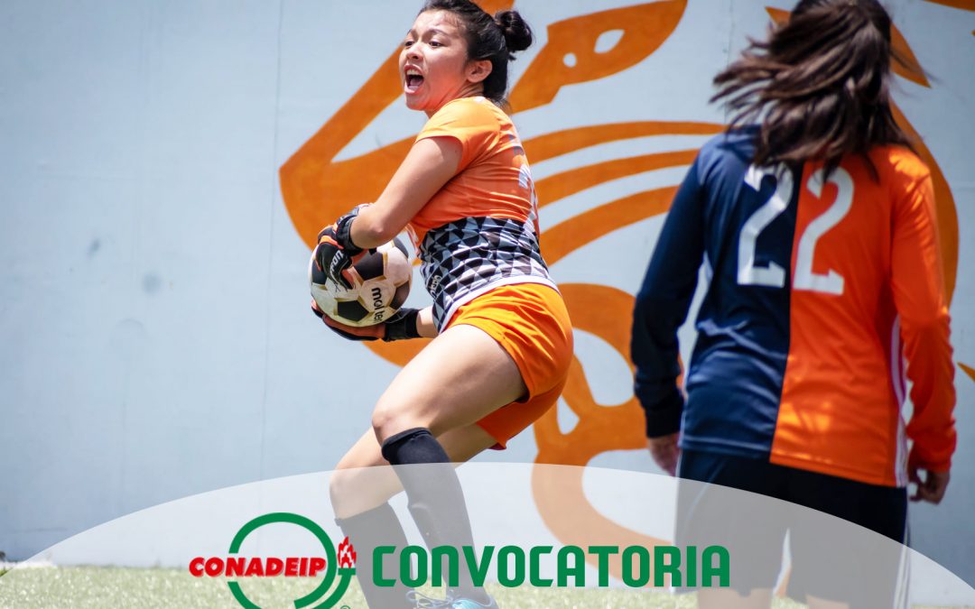 Convocatoria Fútbol Rápido Varonil y Femenil Interzonas de 1a Fuerza Otoño 2019