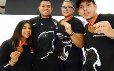 Panteras UVP cierran el semestre con tres medallas en el Campeonato Nacional de Taekwondo
