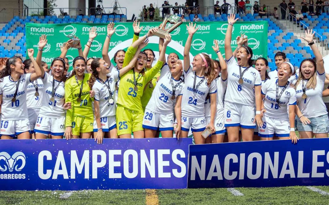 Tec de Monterrey es tricampeón del fútbol juvenil C Femenil