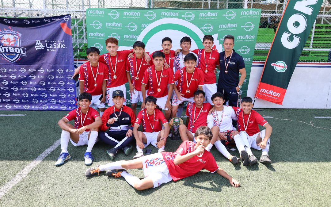 La Salle Neza consigue el oro del Campeonato Nacional de Fútbol Rápido Juvenil C Varonil 2024