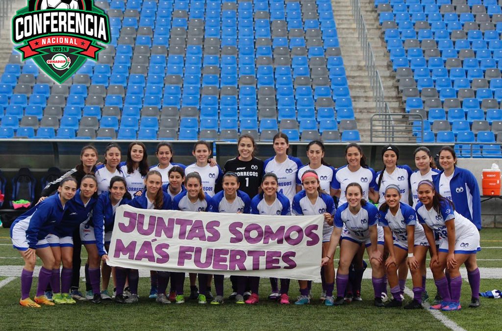 Tec de Monterrey se lleva la ventaja más amplia en los juegos de ida de los cuartos de final de la Temporada 2023-24 de la Conferencia de Fútbol Soccer Femenil de la CONADEIP