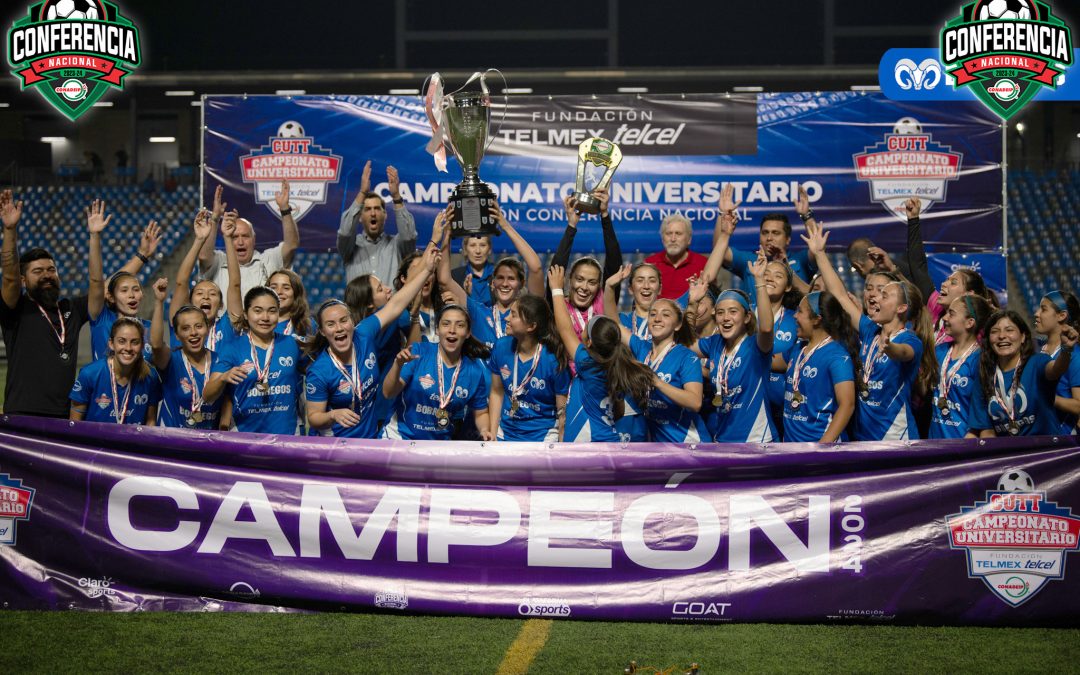 Borreguitas del Tec de Monterrey campeonas de la Temporada 2023-24 de la Conferencia de Fútbol Soccer Femenil de la CONADEIP