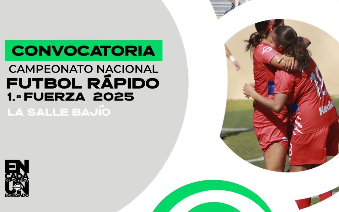 Convocatoria al Campeonato Nacional de Futbol Rápido 1.ª Fuerza 2025