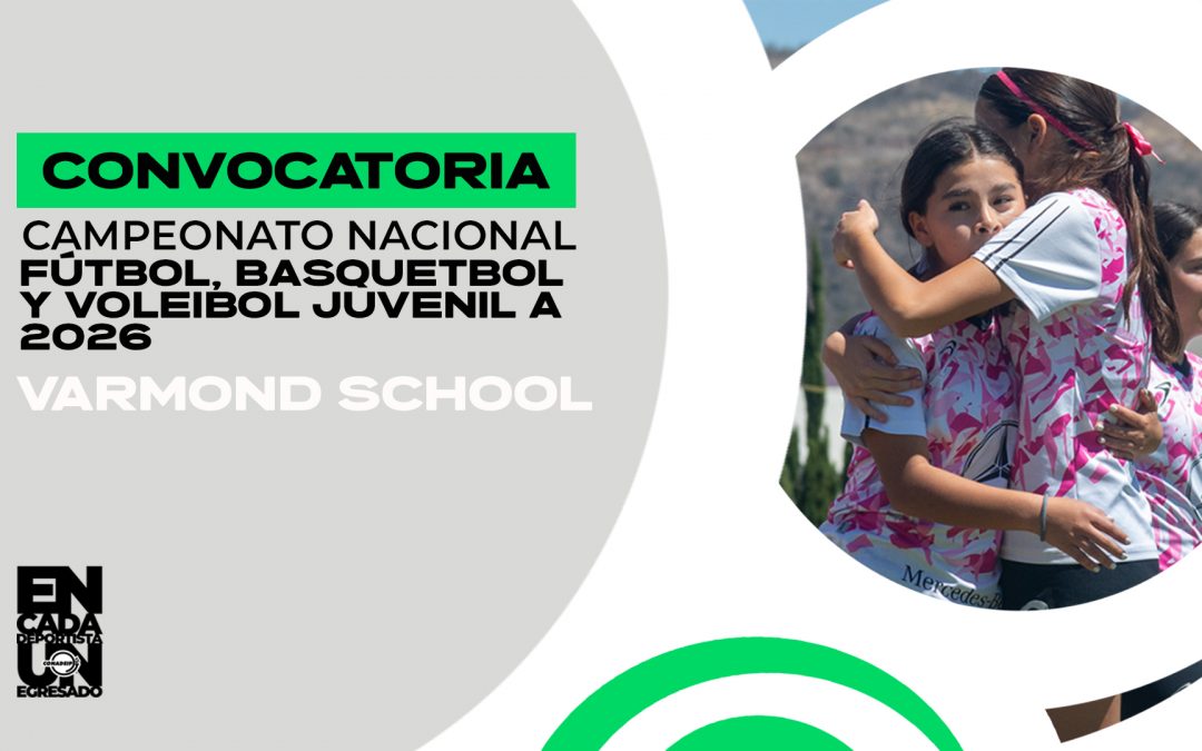 Convocatoria al Campeonato Nacional de Futbol soccer, Voleibol y Básquetbol Juvenil A 2026