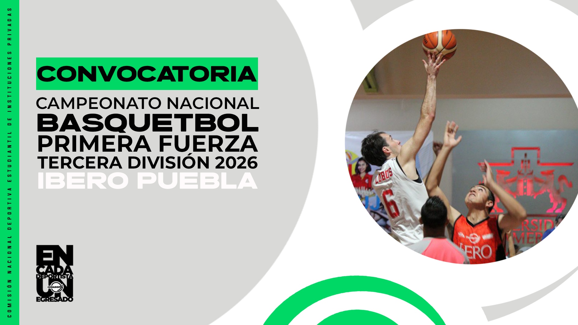 Banner CONADEIP convocatorias 2025-26 IBERO PUEBLA