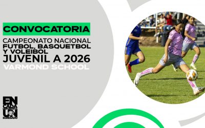 Convocatoria al Campeonato Nacional de Futbol Soccer, Voleibol y Básquetbol categoría Juvenil A 2026