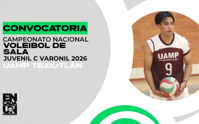 Convocatoria al Campeonato Nacional de Voleibol Sala Categoría Juvenil C Varonil 2026