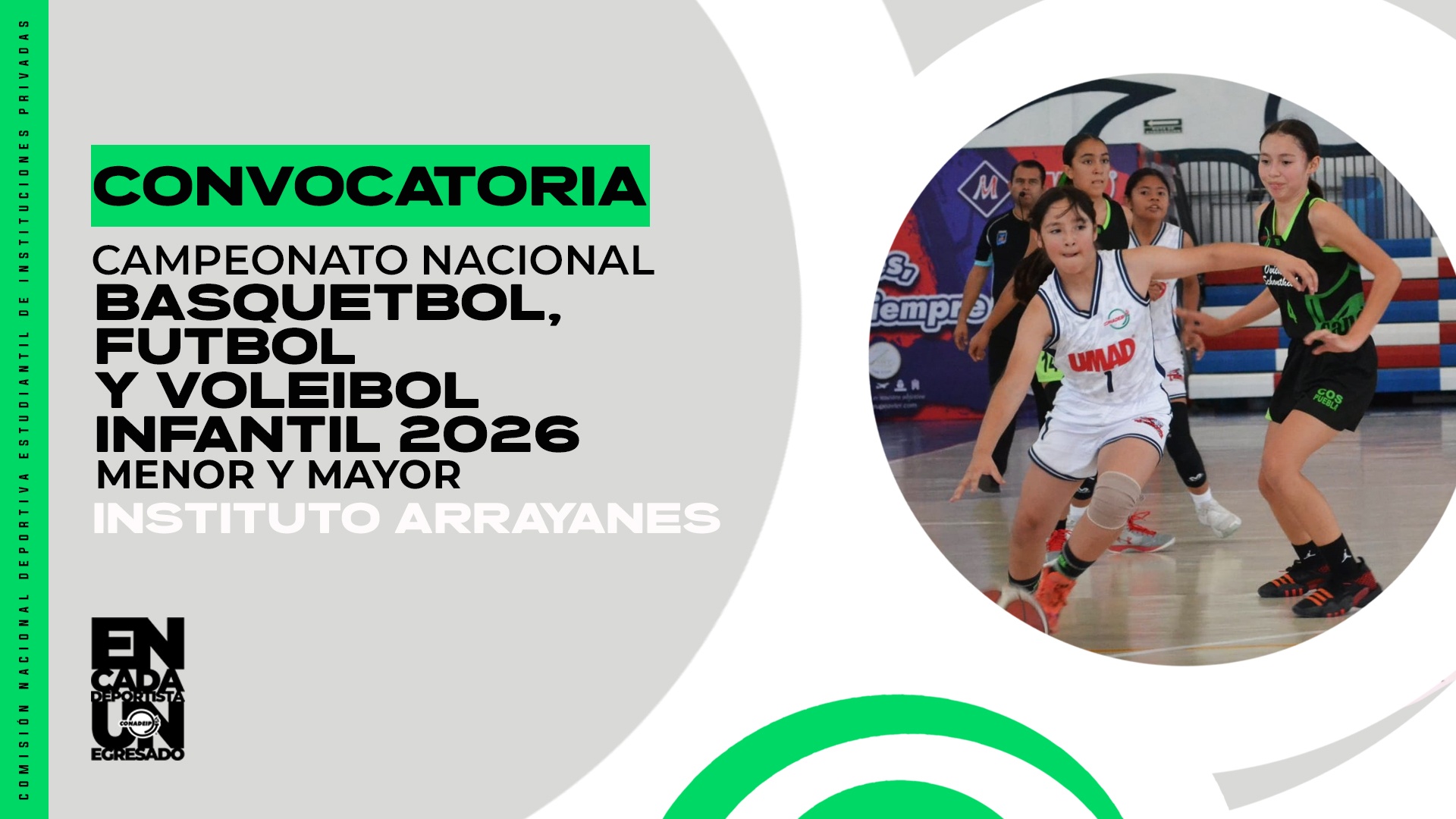 infantil merida CONADEIP convocatorias 2025-26 copia