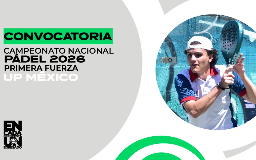 Convocatoria al Campeonato Nacional de Pádel 2026