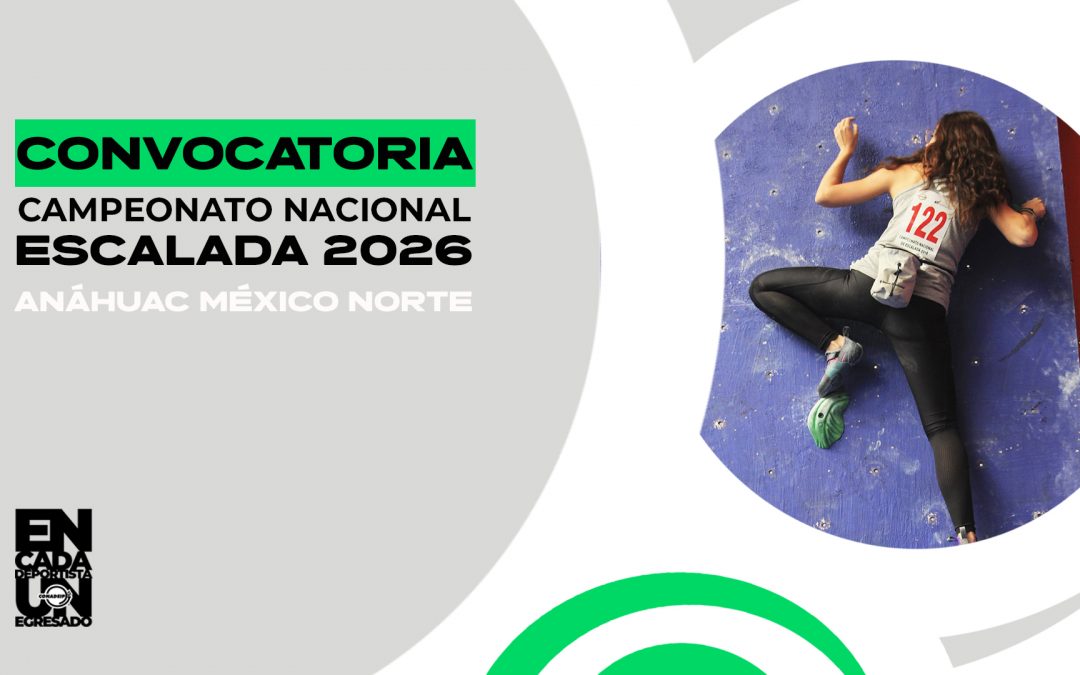 Convocatoria al Campeonato Nacional de Escalada 2026