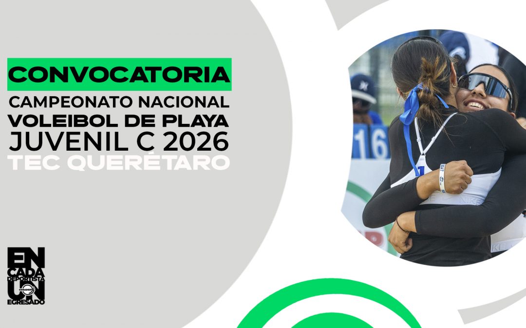 Convocatoria al Campeonato Nacional de Voleibol de Playa Categoría Juvenil C 2026